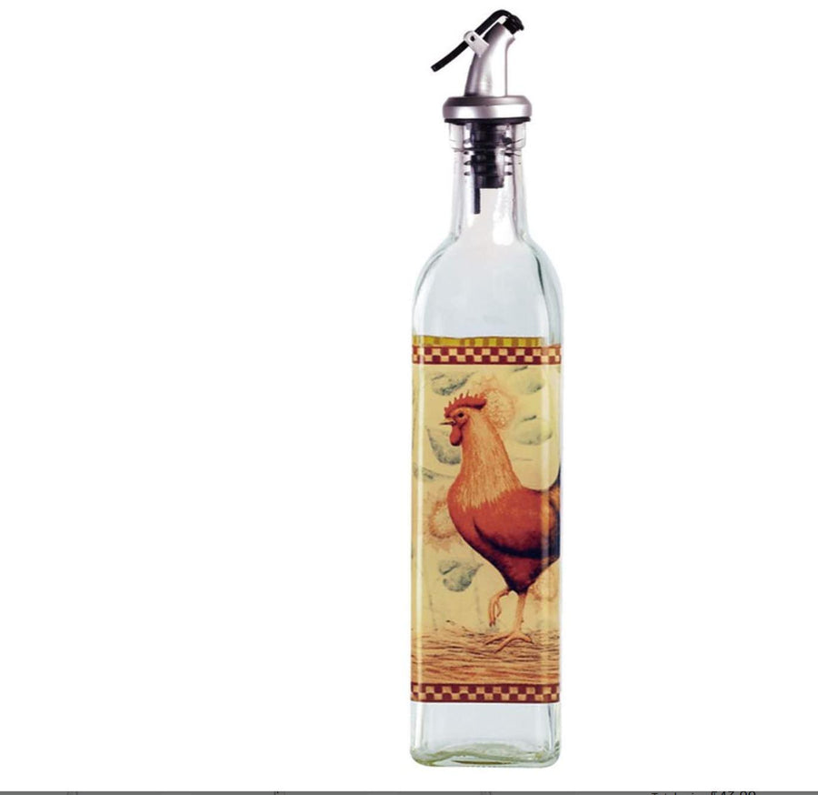 Hand Painted Dispenser | Rooster Hand Painted Dispenser | Rooster