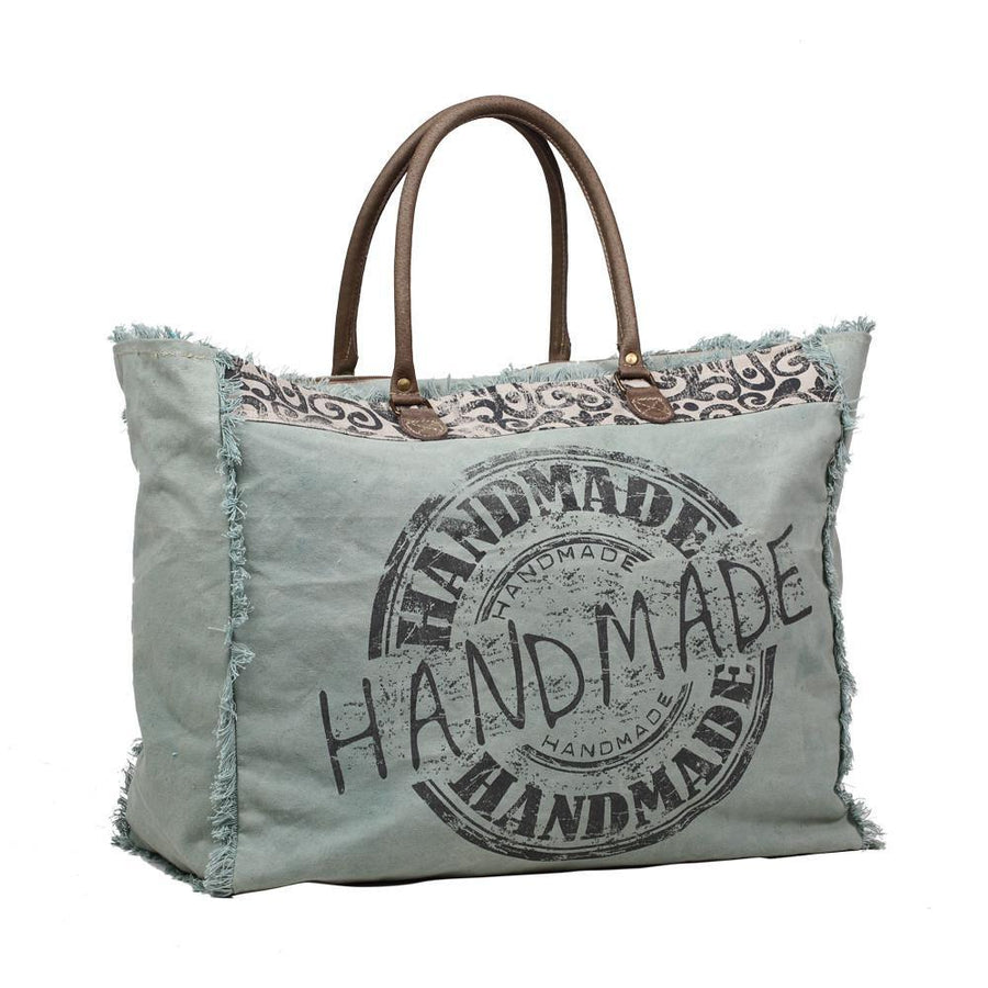 Handmade Print Weekender Bag Handmade Print Weekender Bag