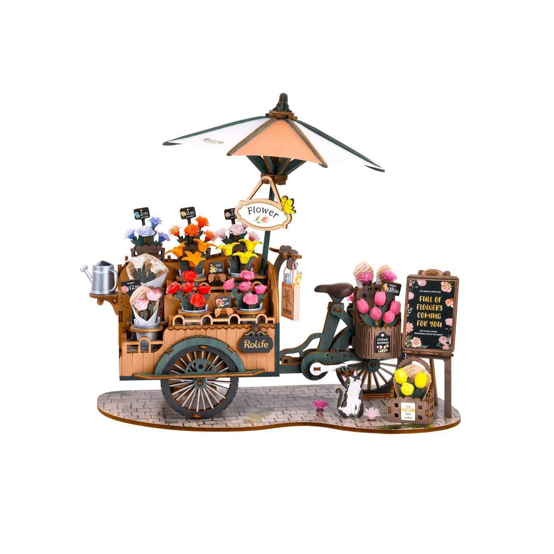 Hands Craft Blossom Cart 3D Wooden Puzzle Hands Craft Blossom Cart 3D Wooden Puzzle