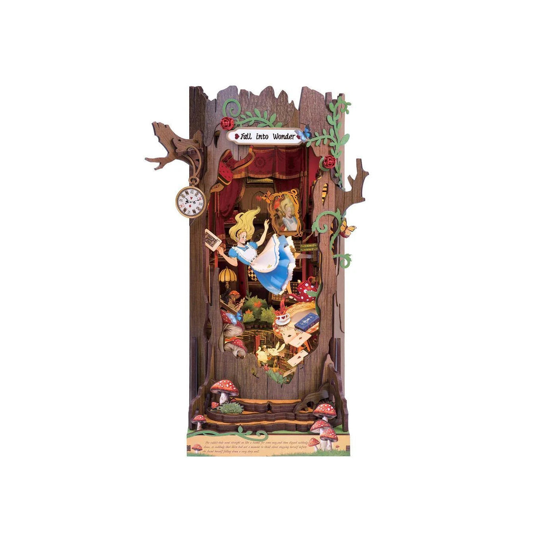 Hands Craft Fall into Wonder DIY Miniature Book Nook Kit Hands Craft Fall into Wonder DIY Miniature Book Nook Kit