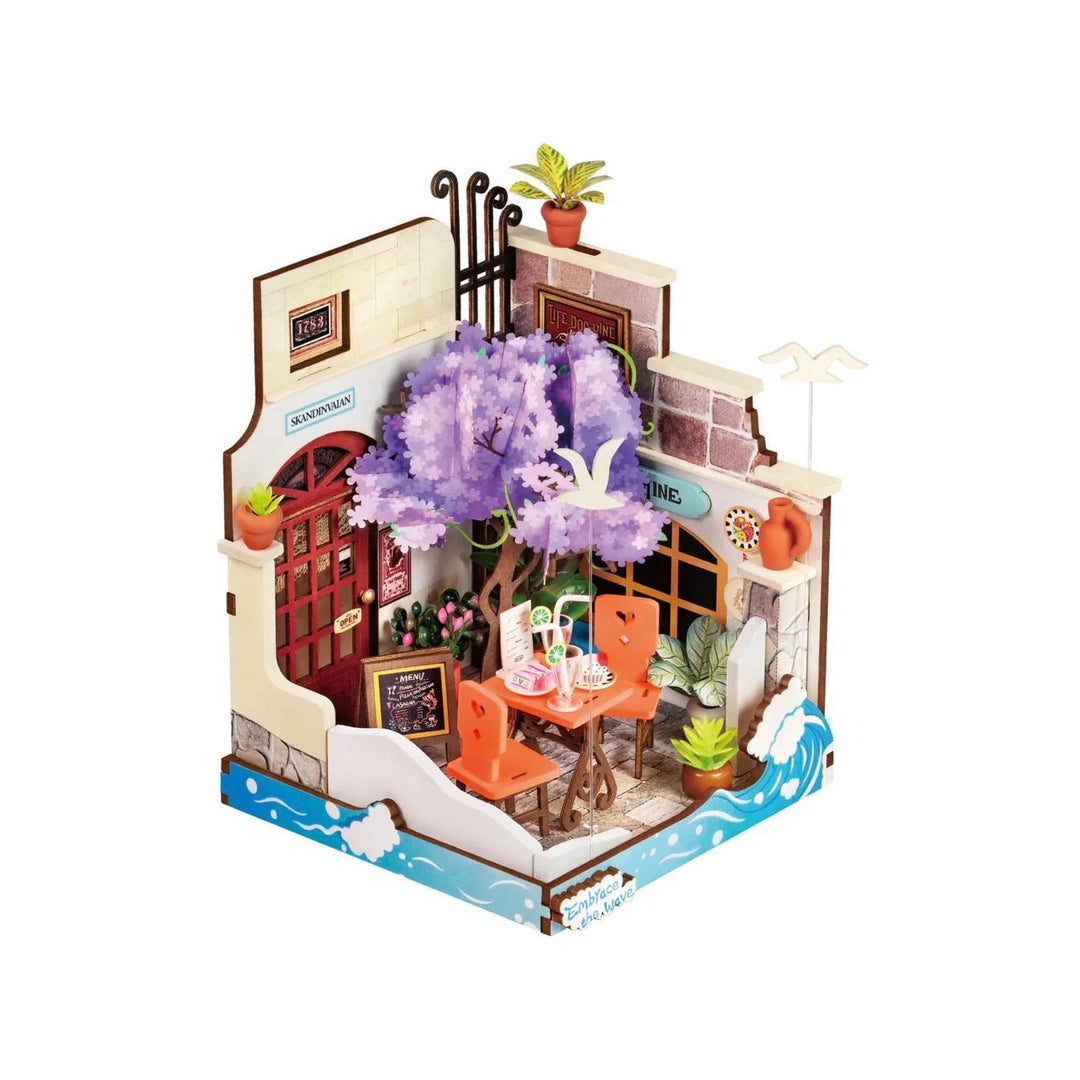 Hands Craft Sea Holiday Restaurant DIY Miniature House Kit Hands Craft Sea Holiday Restaurant DIY Miniature House Kit