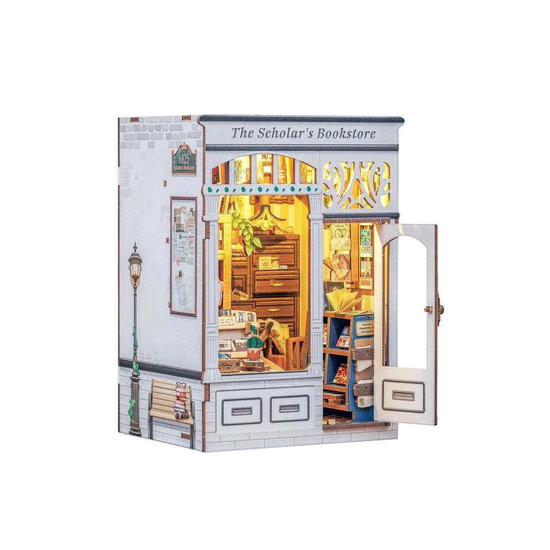 Hands Craft The Scholar's Bookstore DIY Book Nook Kit Hands Craft The Scholar's Bookstore DIY Book Nook Kit