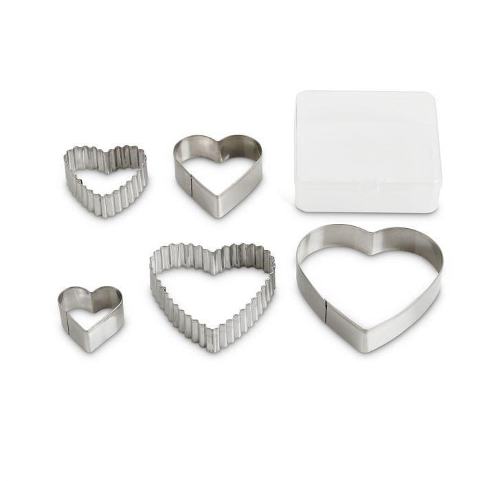 Heart Cookie Cutters Set of 5