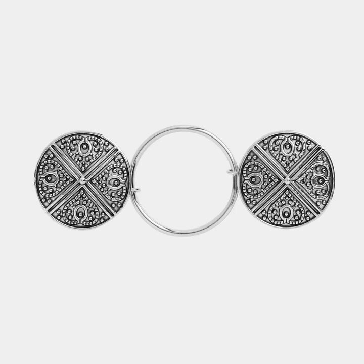 COCO + CARMEN Embrace Fashion Fastener Heart Scroll COCO + CARMEN Embrace Fashion Fastener