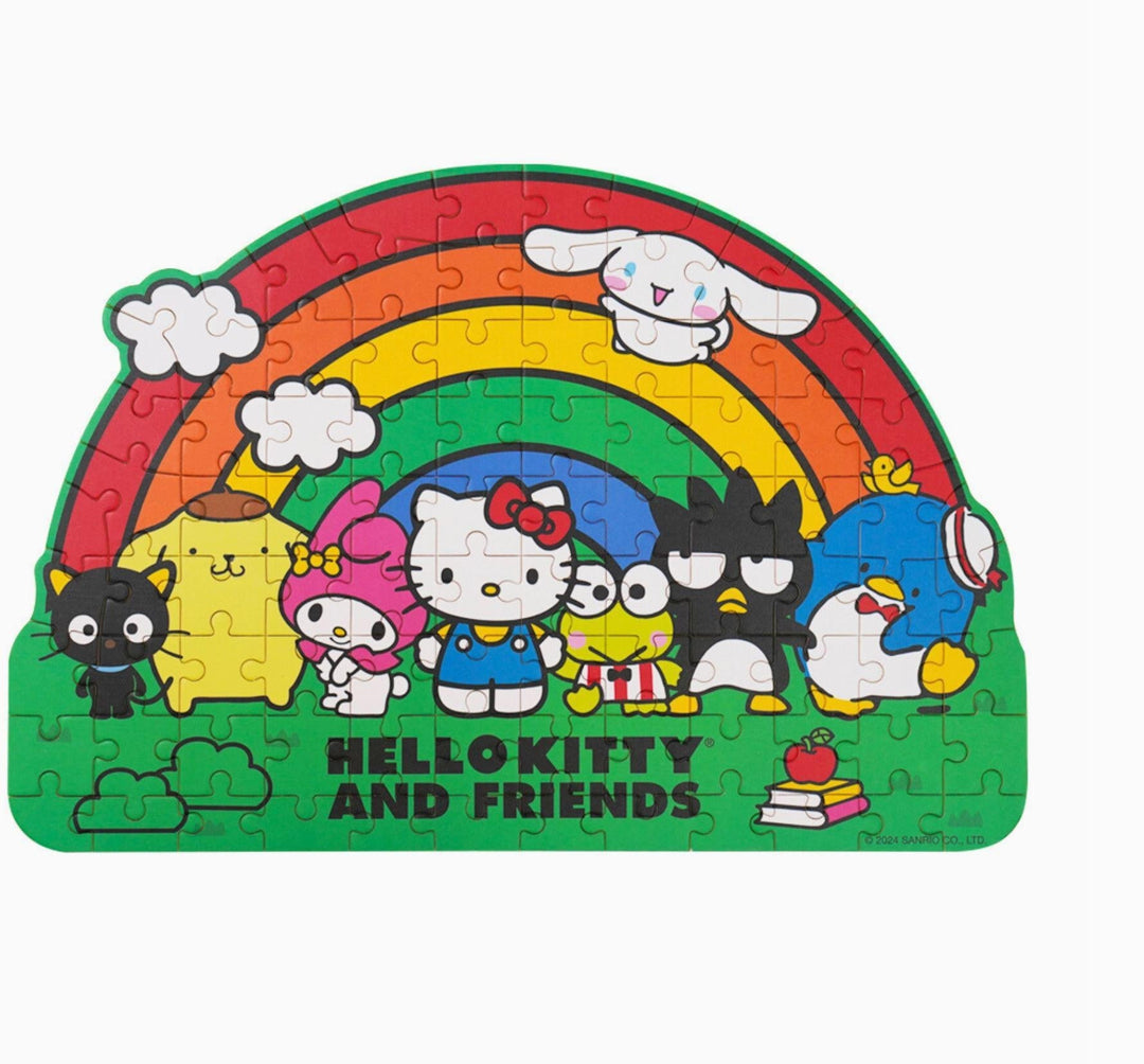 Hello Kitty Wooden Jigsaw Puzzle: Hello Kitty Rainbow