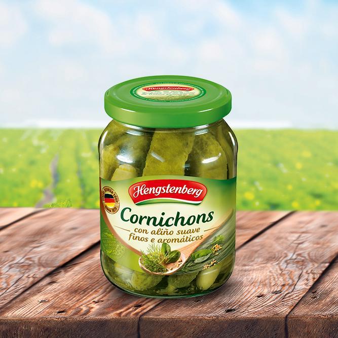 Hengstenberg Cornichons Mildly Spiced