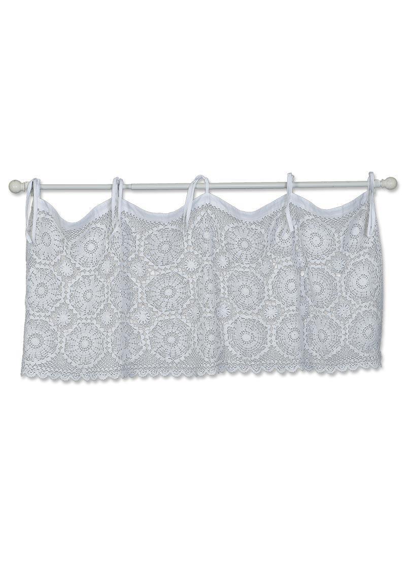 Heritage Lace Curtains | Crochet Envy Medallion Valance Heritage Lace Curtains | Crochet Envy Medallion Valance