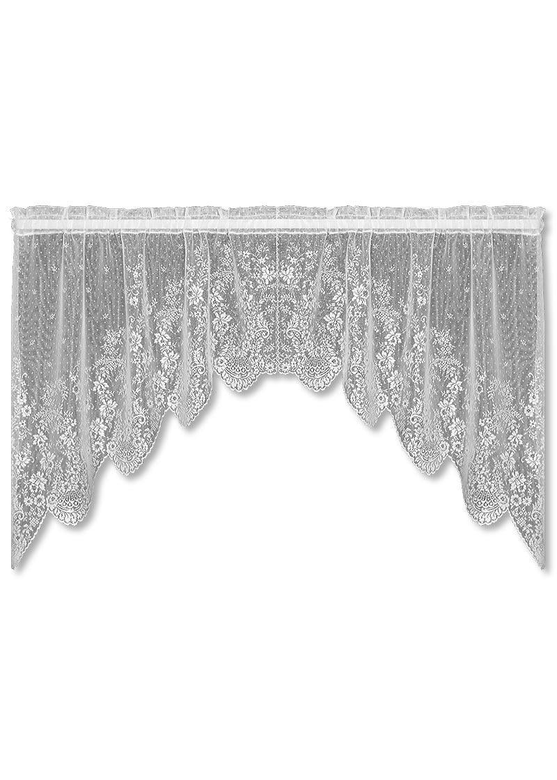 Heritage Lace Curtains | Floret Swag Pair