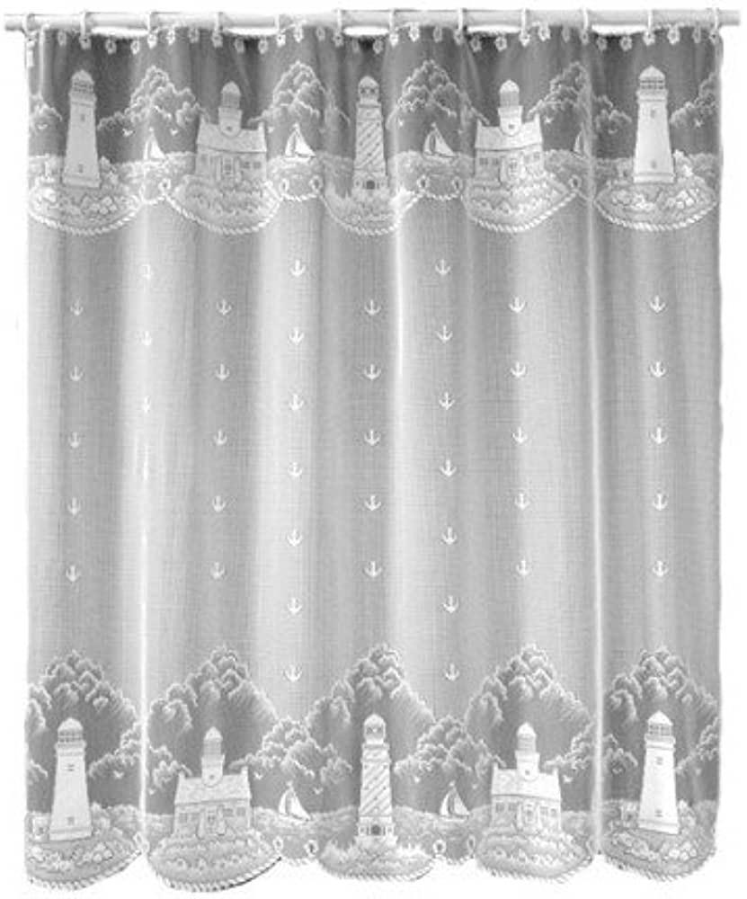 Heritage Lace Curtains | Lighthouse Shower Curtain