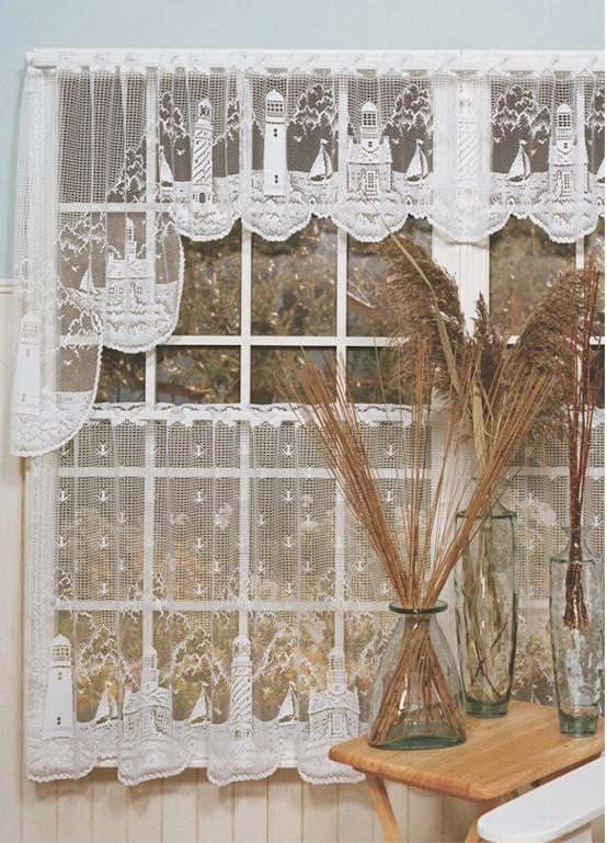 Heritage Lace Curtains | Lighthouse Swag Pair