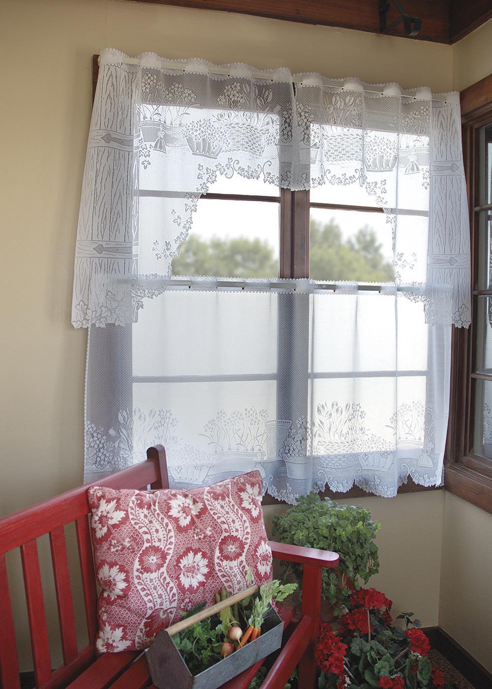 Heritage Lace Curtains | Window Garden Valance