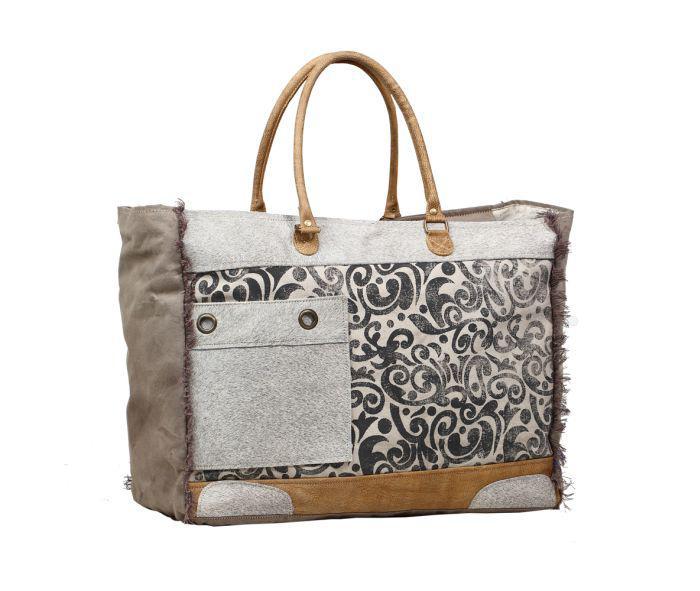 Hide & Floral Weekender Bag Hide & Floral Weekender Bag