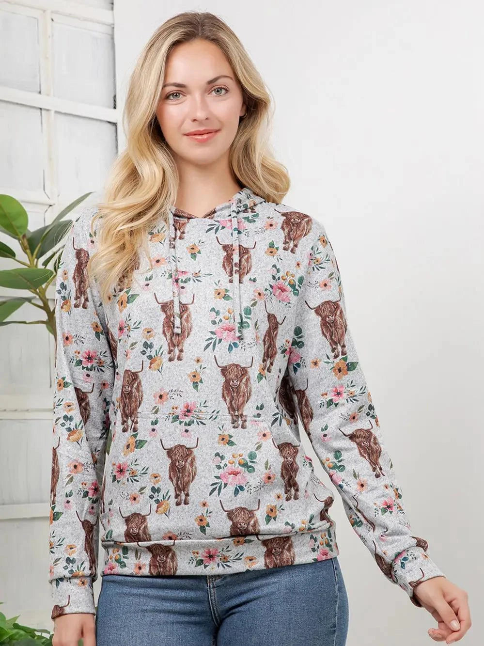Highland Cows Pullover Hoodie Highland Cows Pullover Hoodie