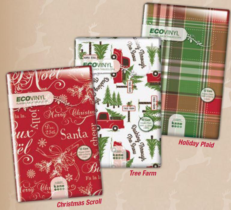 Holiday Vinyl Tablecloth Holiday Vinyl Tablecloth