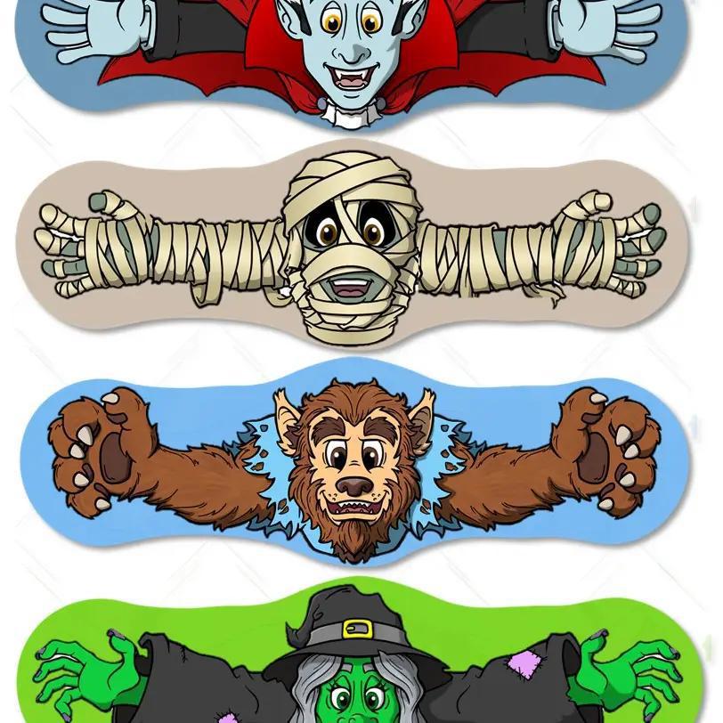 Hug-a-BooBoo Halloween Spooky Super Fun Hugging Monster Bandages 24CT Hug-a-BooBoo Halloween Spooky Super Fun Hugging Monster Bandages 24CT