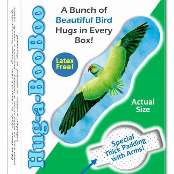 Hug-a-BooBoo "Hugging Birds" Premium Novelty Bird Bandages 24ct Box Hug-a-BooBoo "Hugging Birds" Premium Novelty Bird Bandages 24ct Box