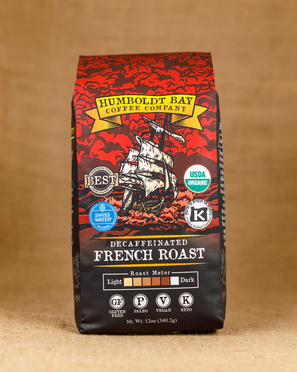 Humboldt Bay Coffee Co. | Organic Decaf French Roast Humboldt Bay Coffee Co. | Organic Decaf French Roast