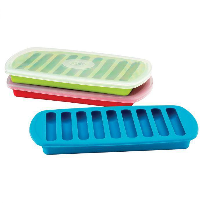 Ice Stick Tray with Lid and Fill Door