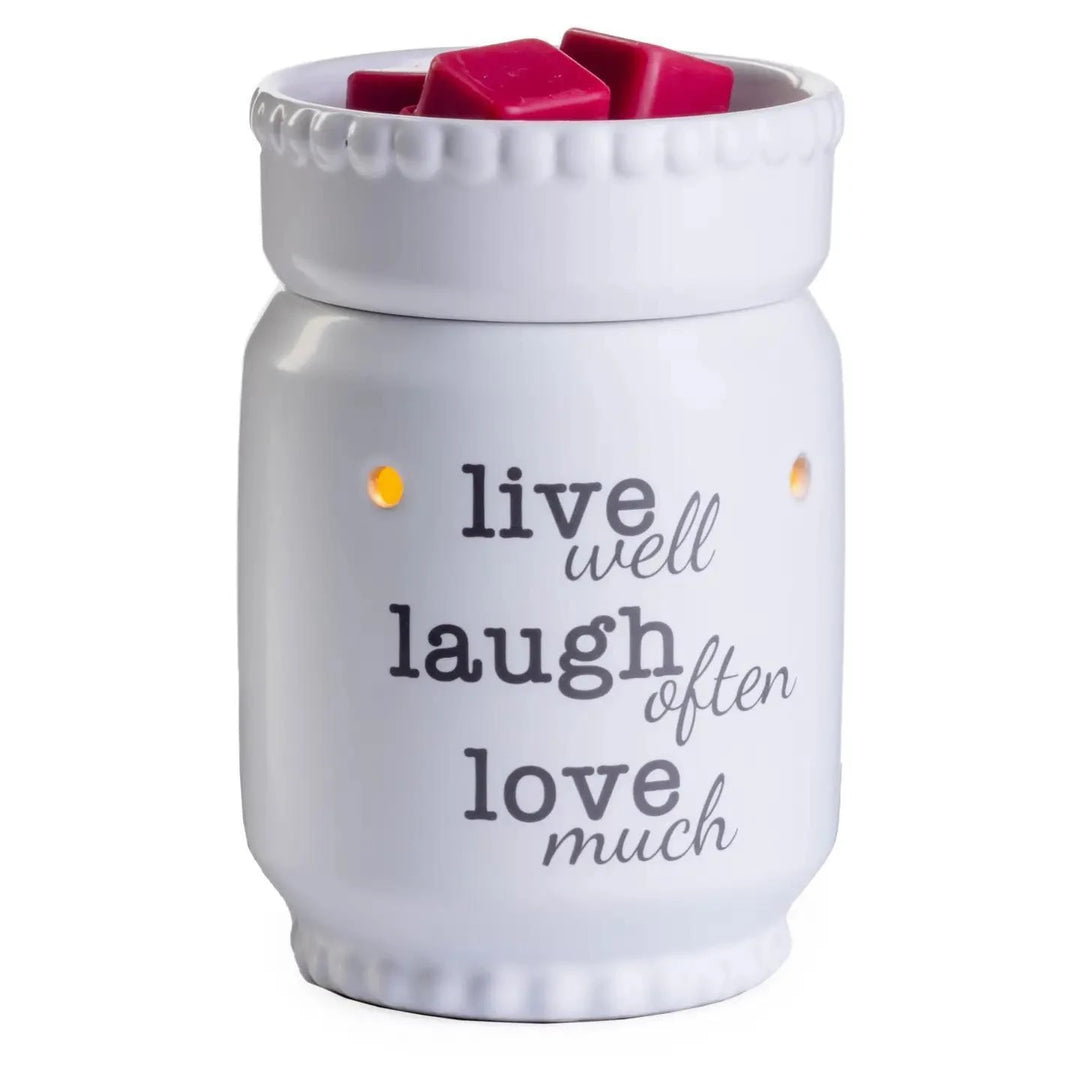 Illumination Fragrance Warmer | Deluxe- Live, Laugh, Love Illumination Fragrance Warmer | Deluxe- Live, Laugh, Love