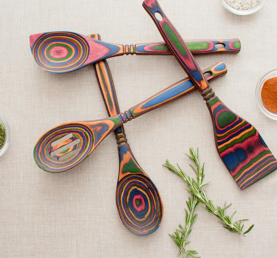 Island Bamboo Rainbow Pakka Salt & Pepper Mill Island Bamboo Rainbow Pakka Salt & Pepper Mill