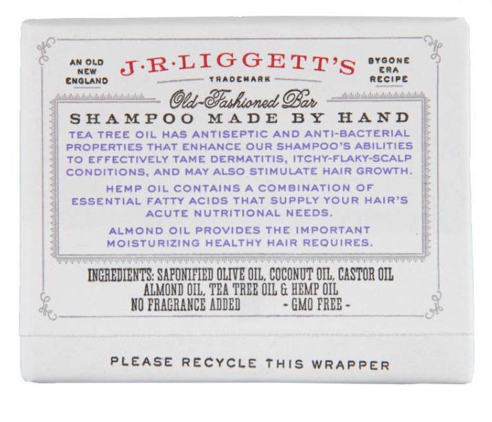 J.R. Liggett's Tea Tree & Hemp Shampoo Bar J.R. Liggett's Tea Tree & Hemp Shampoo Bar