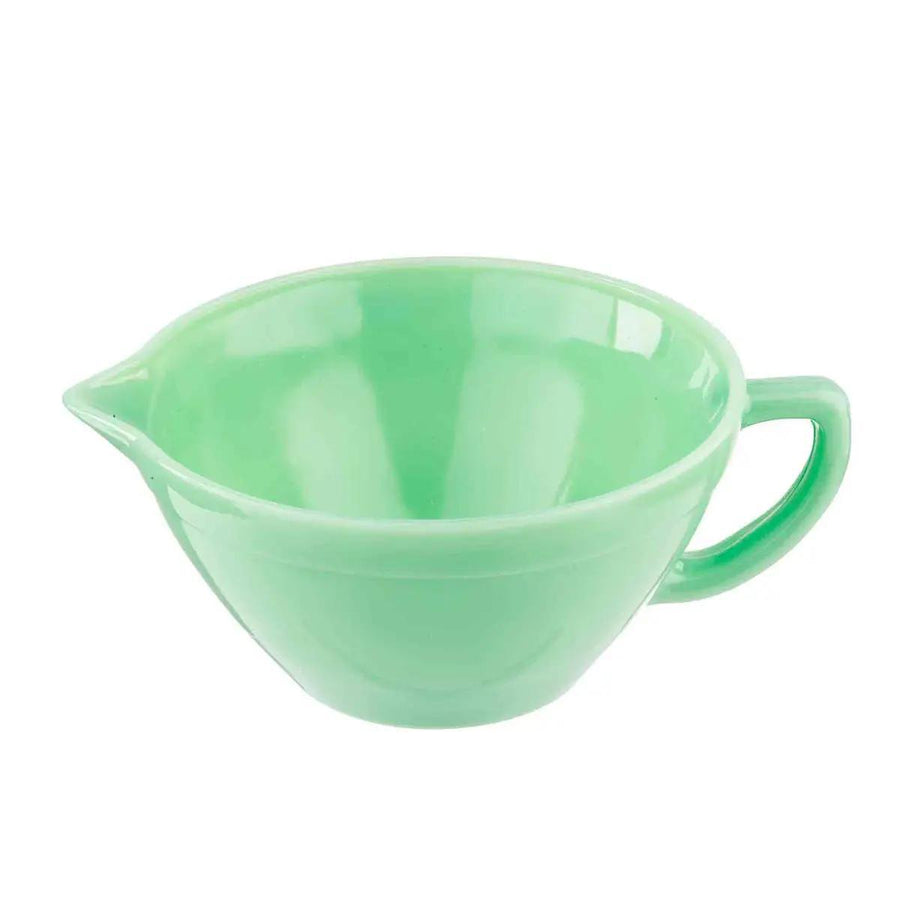Jadeite Glass Collection™ Round Mixing Bowl With Spout 1.25 QT Jadeite Glass Collection™ Round Mixing Bowl With Spout 1.25 QT