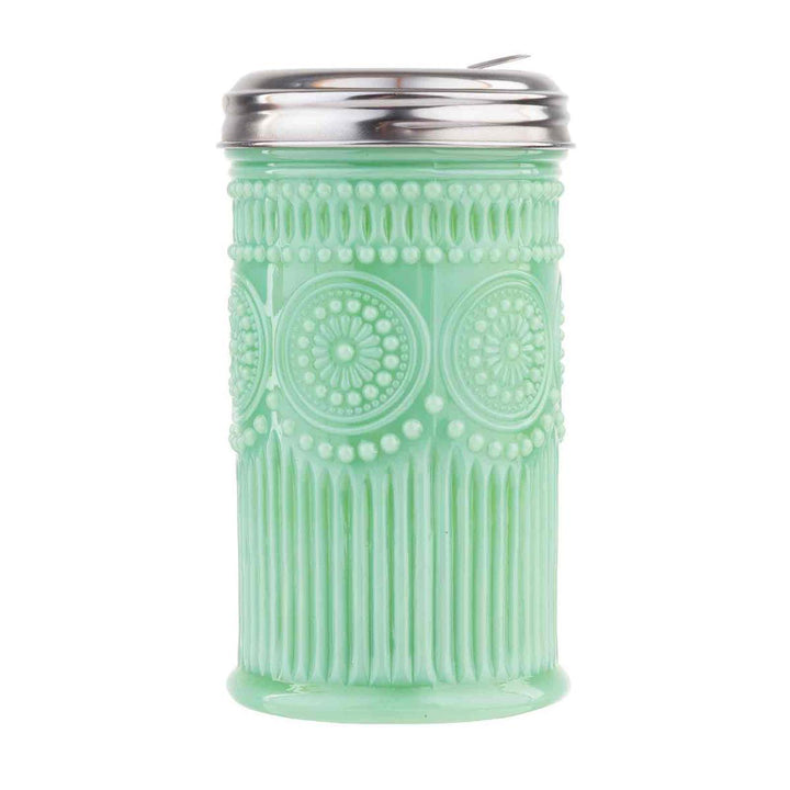 Jadeite Glass Sugar Shaker Jadeite Glass Sugar Shaker