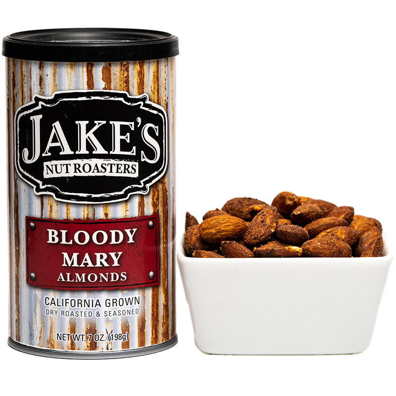 Jake's California Roasted Almonds | Bloody Mary Jake's California Roasted Almonds | Bloody Mary
