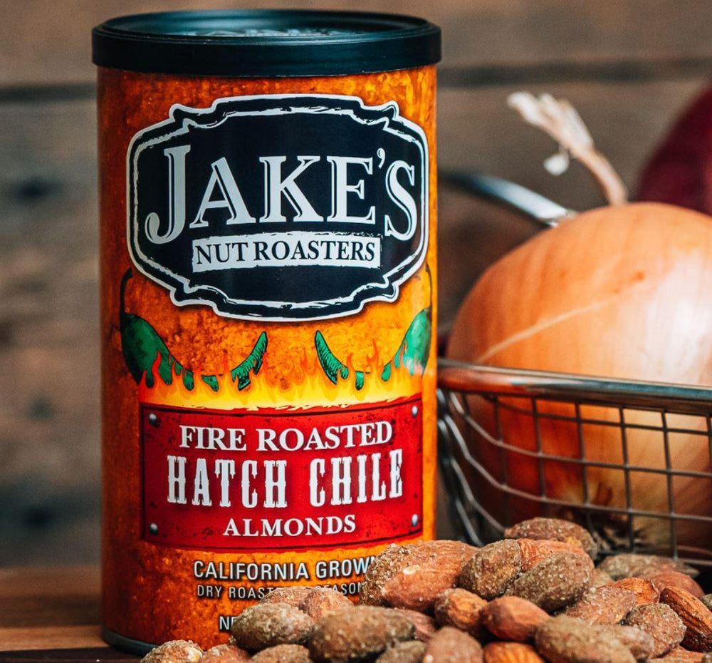 Jake's California Roasted Almonds | Fire Roasted Hatch Chile Jake's California Roasted Almonds | Fire Roasted Hatch Chile