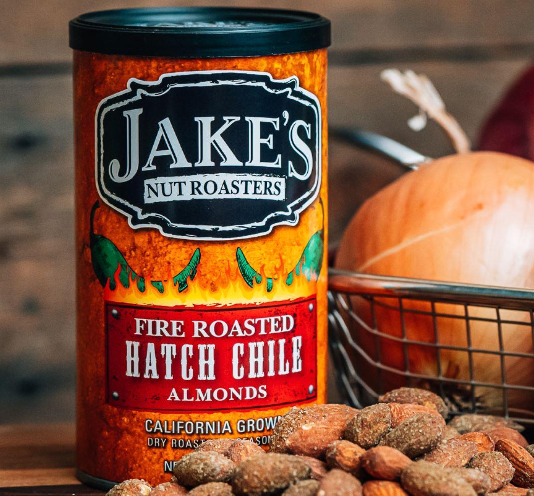 Jake's California Roasted Almonds | Fire Roasted Hatch Chile Jake's California Roasted Almonds | Fire Roasted Hatch Chile