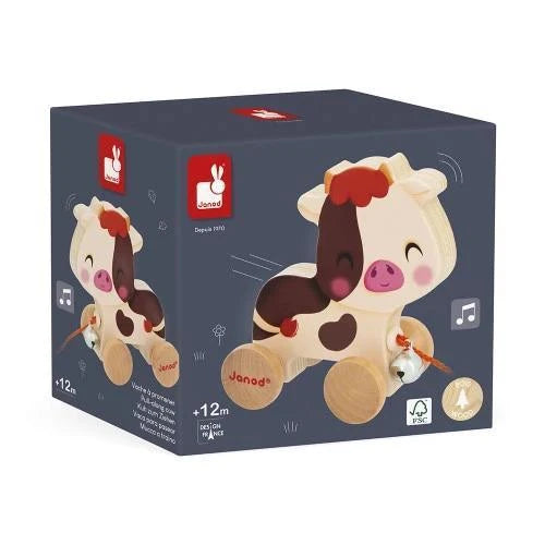 Janod Walking Farm Wooden Pull along toy Janod Walking Farm Wooden Pull along toy