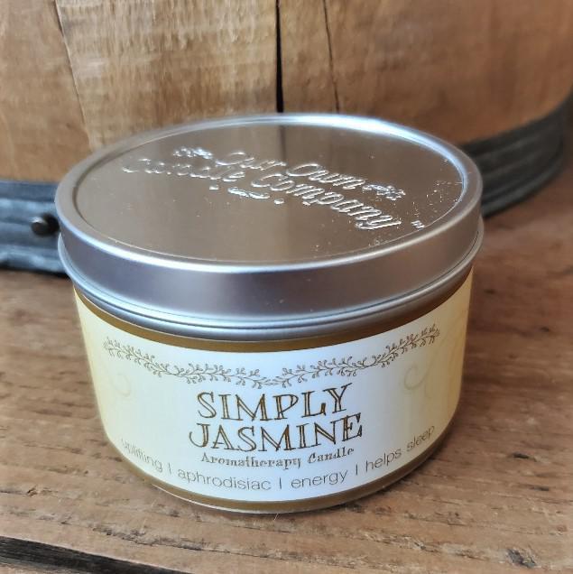 Aromatherapy Soy Candle Tin Jasmine Aromatherapy Soy Candle Tin