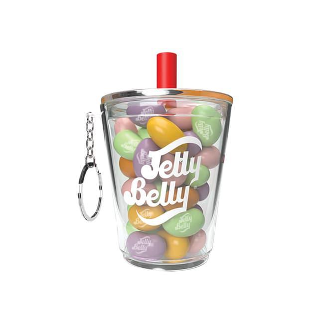 Jelly Belly Boba Milk Tea Mini Cup Key Chain Jelly Belly Boba Milk Tea Mini Cup Key Chain