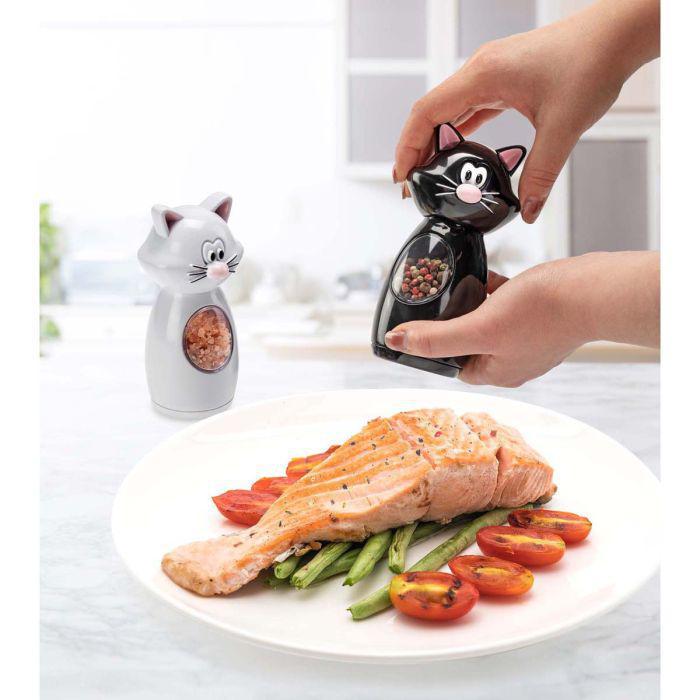 Joie Meow Pepper and Salt Grinder Mill Set Joie Meow Pepper and Salt Grinder Mill Set