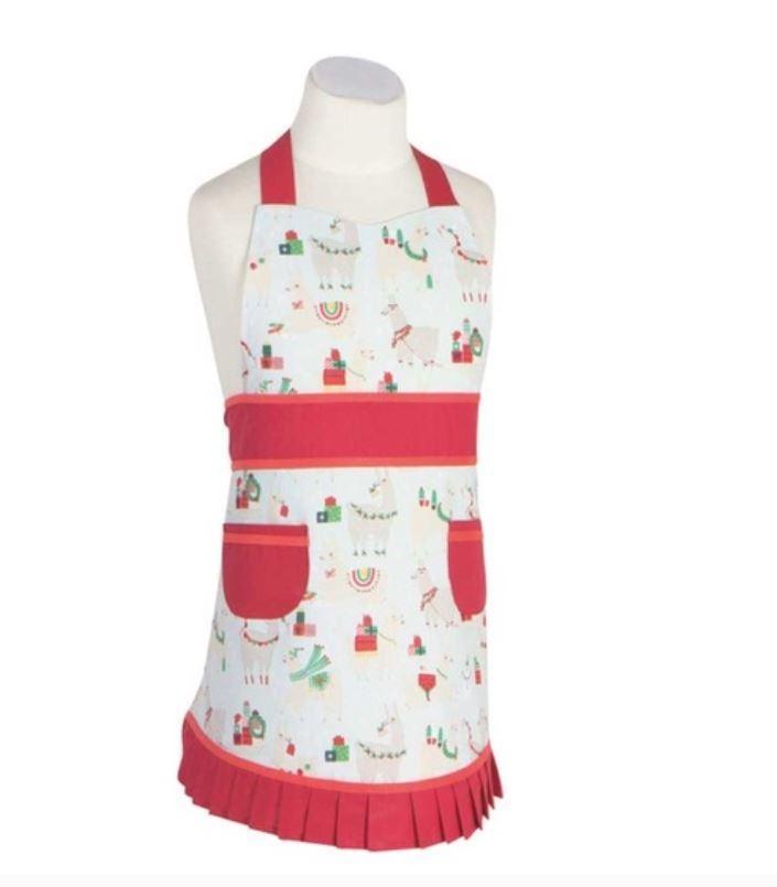 Kids Apron Fa La La La Llama Kids Apron Fa La La La Llama