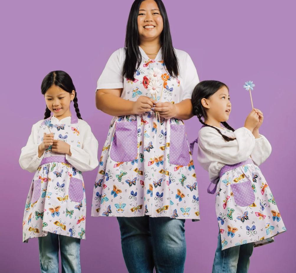 Kids Apron | Minnie Flutter By