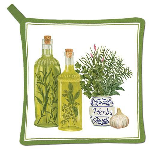 Kitchen Potholder | Herbs & Oil