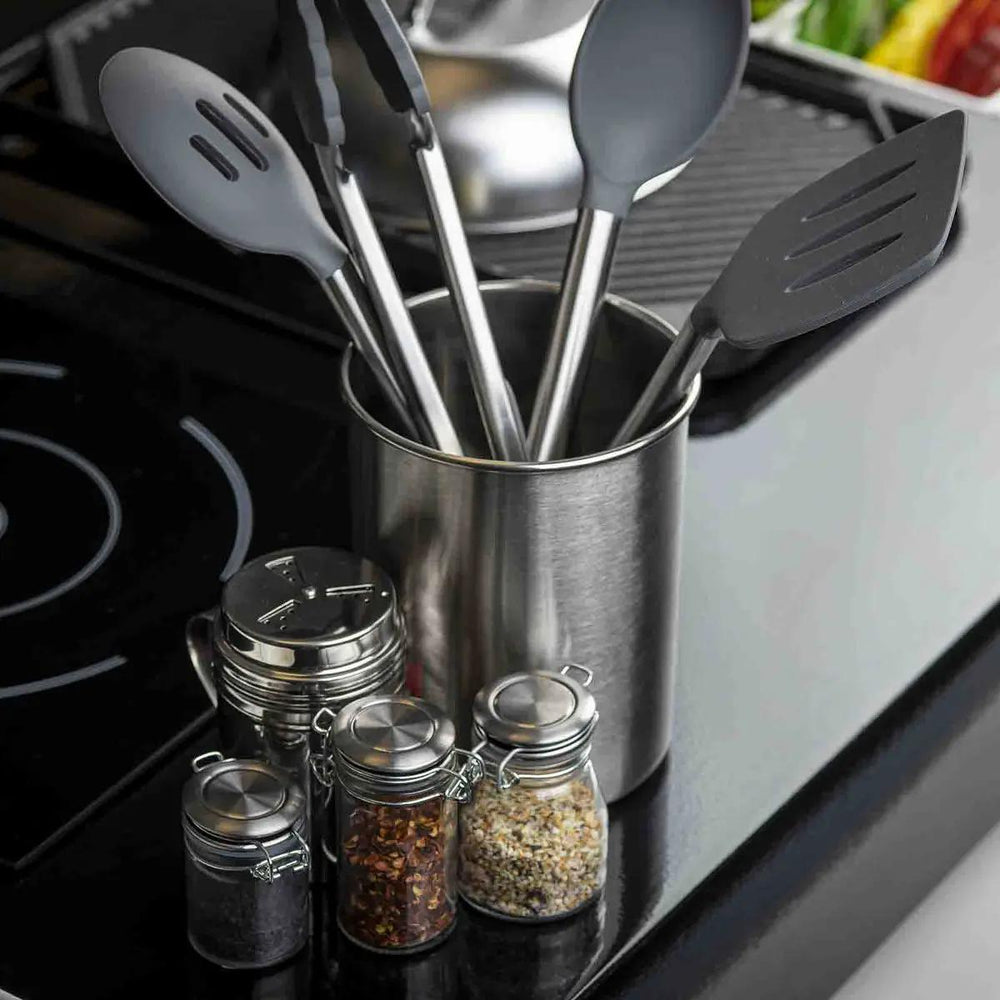 Kitchen Utensil Holder, 5.25" Dia X 6.5" Height Kitchen Utensil Holder, 5.25" Dia X 6.5" Height
