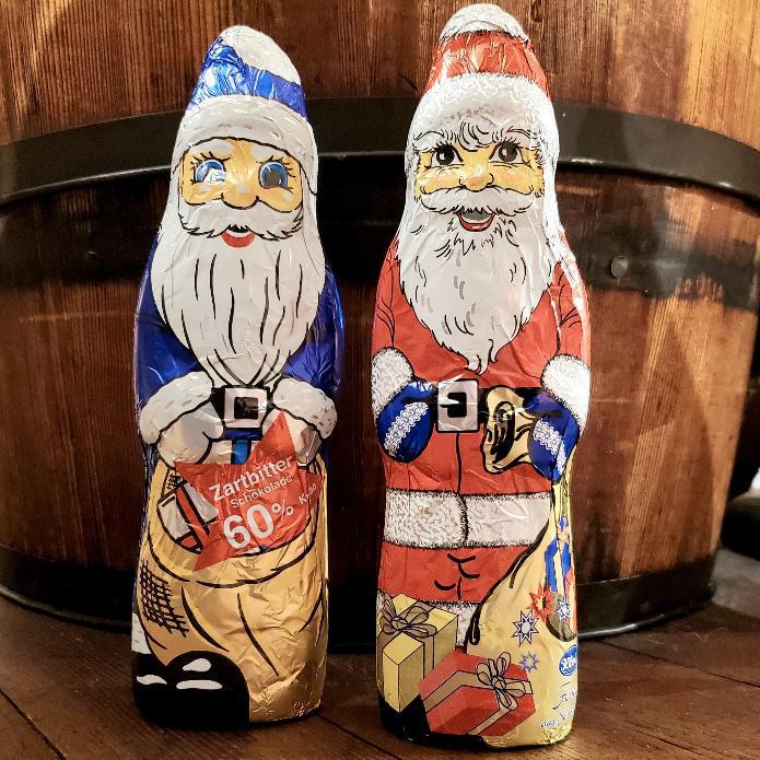 Klett Foil Wrapped Chocolate Santa Klett Foil Wrapped Chocolate Santa