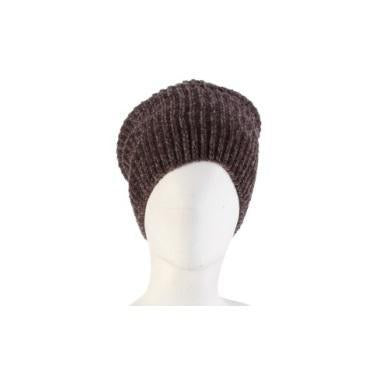 Knit Chenille Ponytail Beanie | Allene