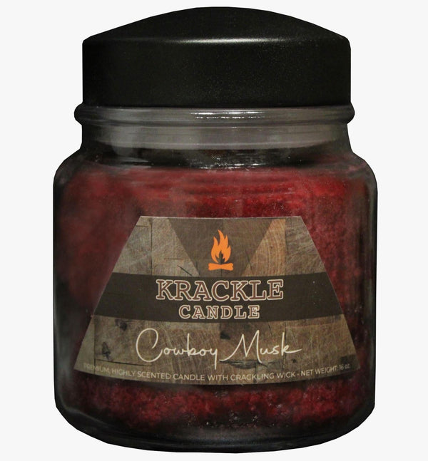 Krackle Candle | Cowboy Musk