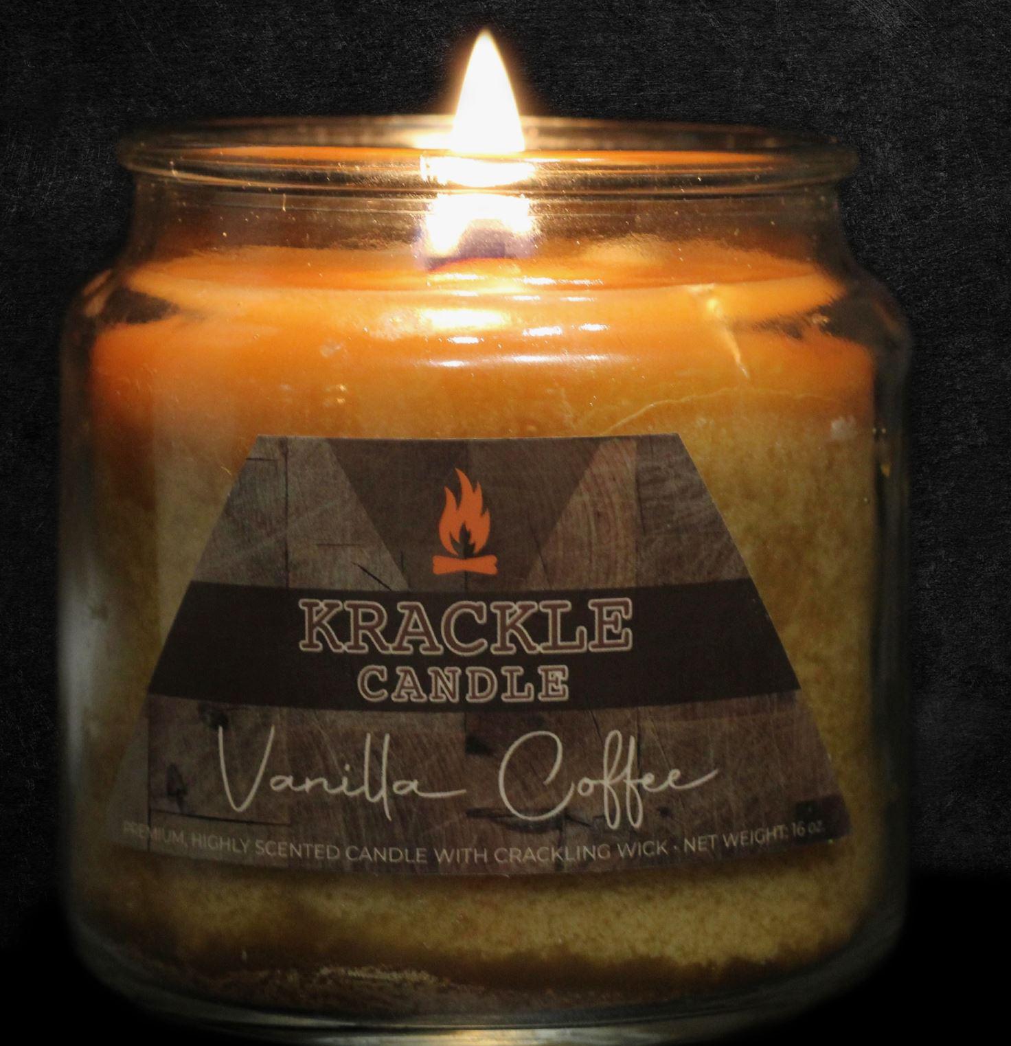 Krackle Candle | Vanilla Coffee