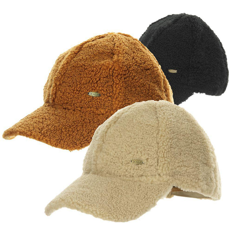 Ladies Winter Berber Baseball Cap with Pre-Curved 3" Peak Cotton Sweatband Ladies Winter Berber Baseball Cap with Pre-Curved 3" Peak Cotton Sweatband