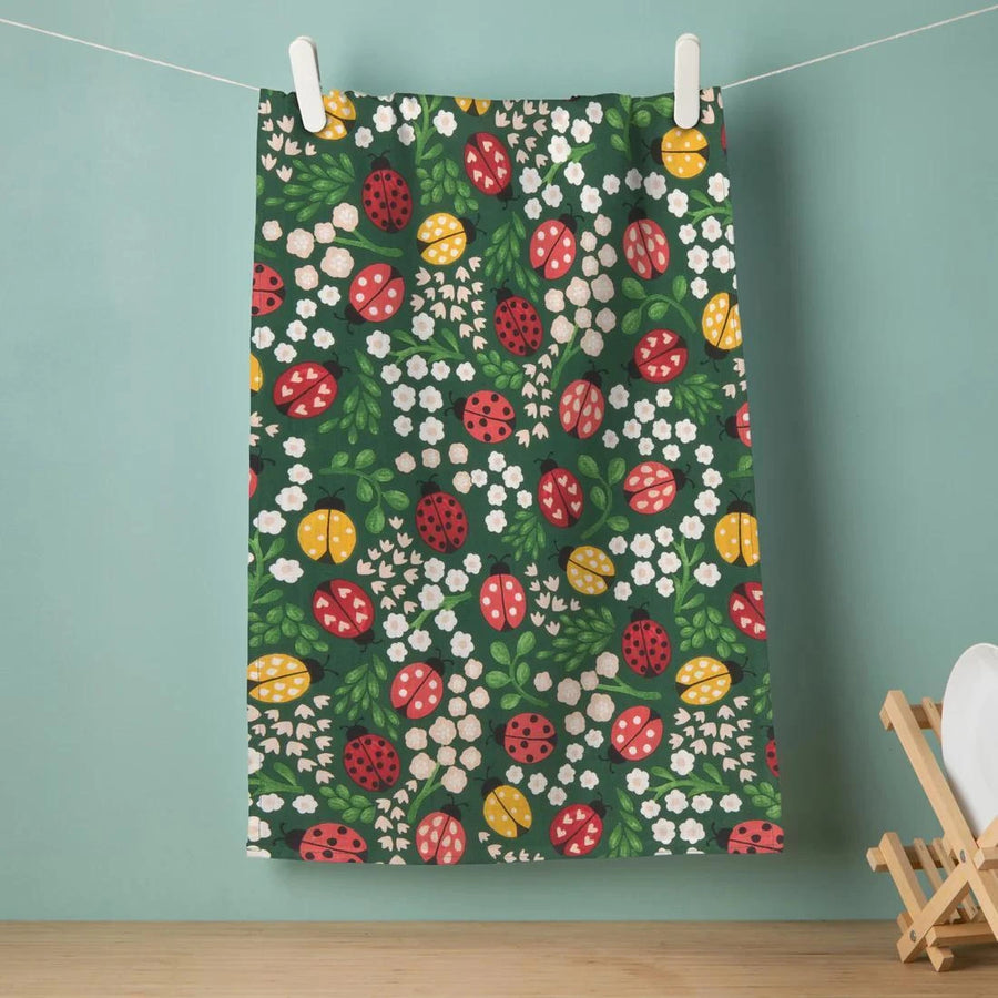Ladybugs Dishtowel Ladybugs Dishtowel
