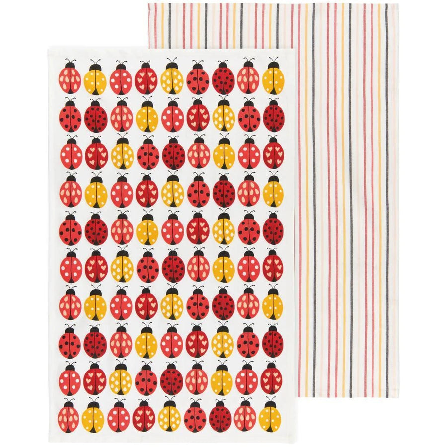 Ladybugs Dishtowels Set of 2 Ladybugs Dishtowels Set of 2