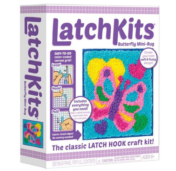 LatchKits™ Butterfly Latch Hook Kit