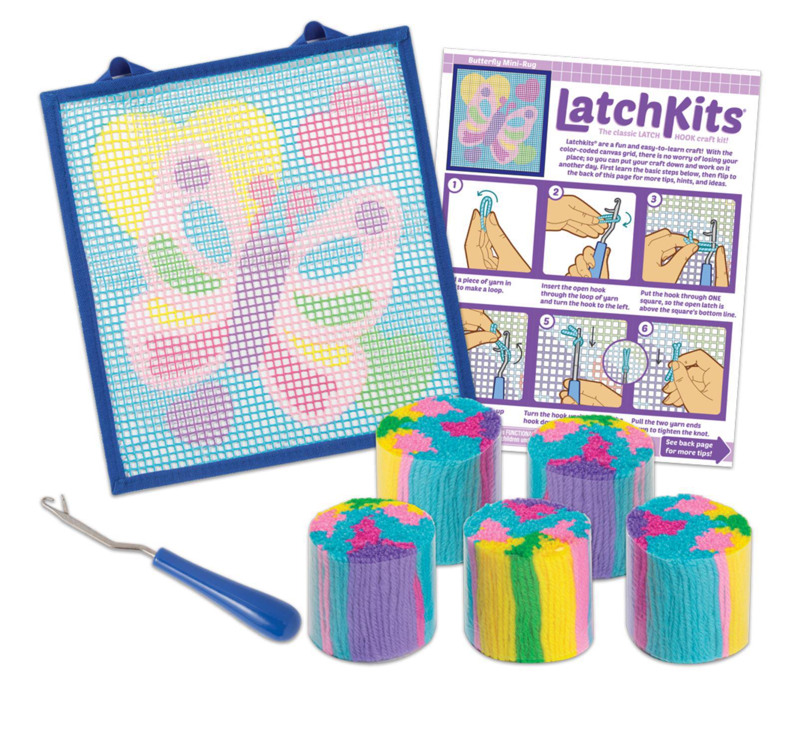 LatchKits™ Butterfly Latch Hook Kit
