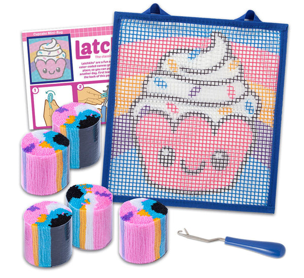 LatchKits™ Cupcake Latch Hook Kit