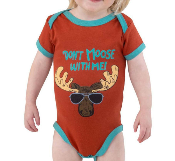 Lazy One Infant Creeper Onesie | Don't Moose With Me Lazy One Infant Creeper Onesie | Don't Moose With Me