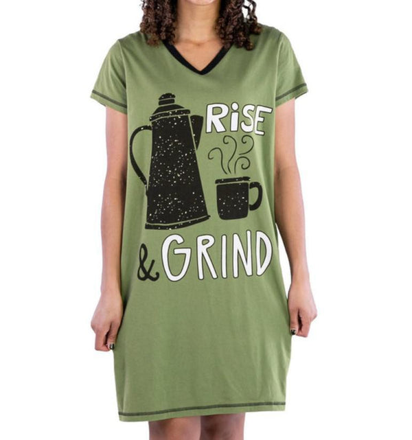 Lazy One Sleep Nightshirt | Rise & Grind Lazy One Sleep Nightshirt | Rise & Grind